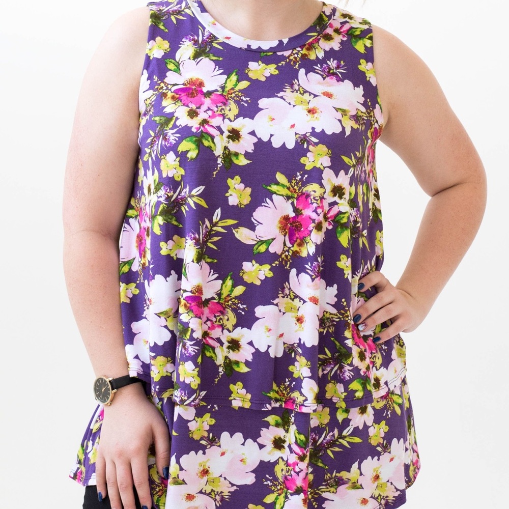 NWT Agnes & Dora Tiered tunic tank